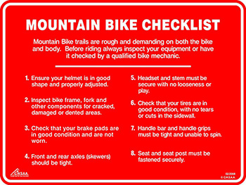 Mountain Bike Checklist