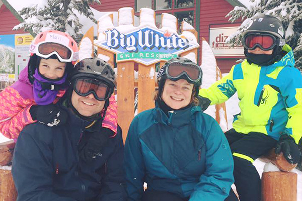 french family ski experience
