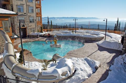 Sundance Resort Outdoor Pool & Waterslide 