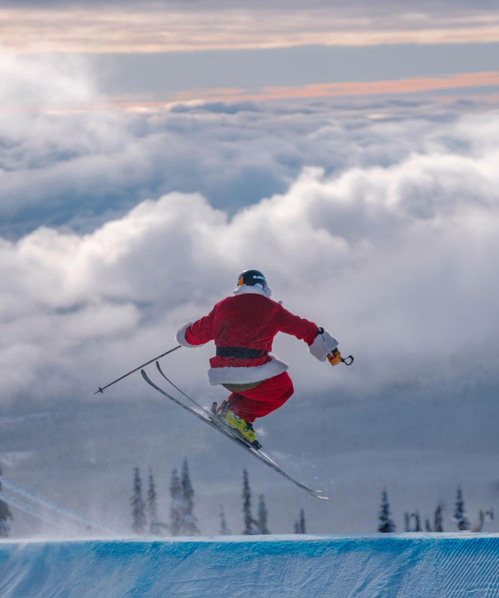 Skier visits up on Christmas Eve Day and Christmas Day Big White Ski