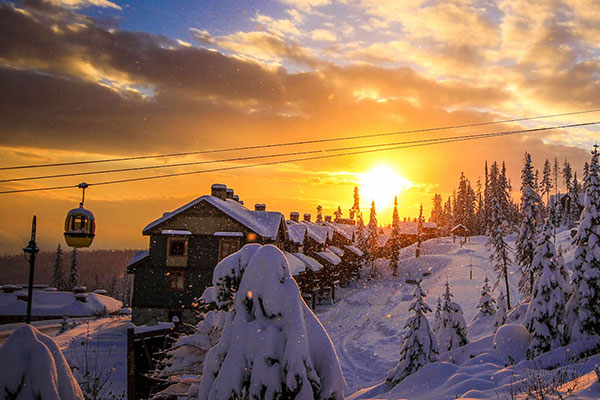 sunset Big White